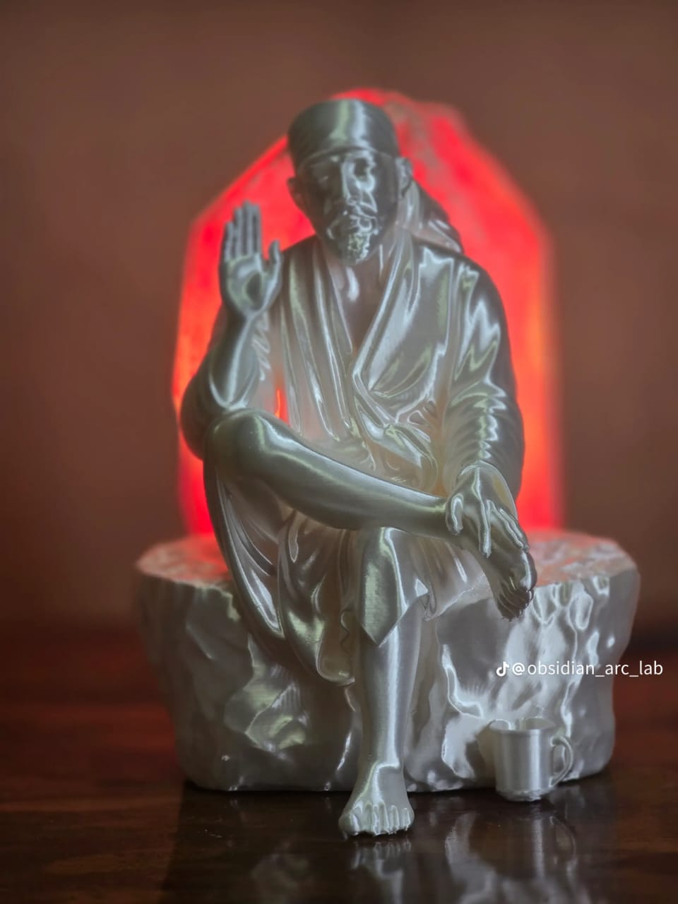 Sai Baba 3D printed statue